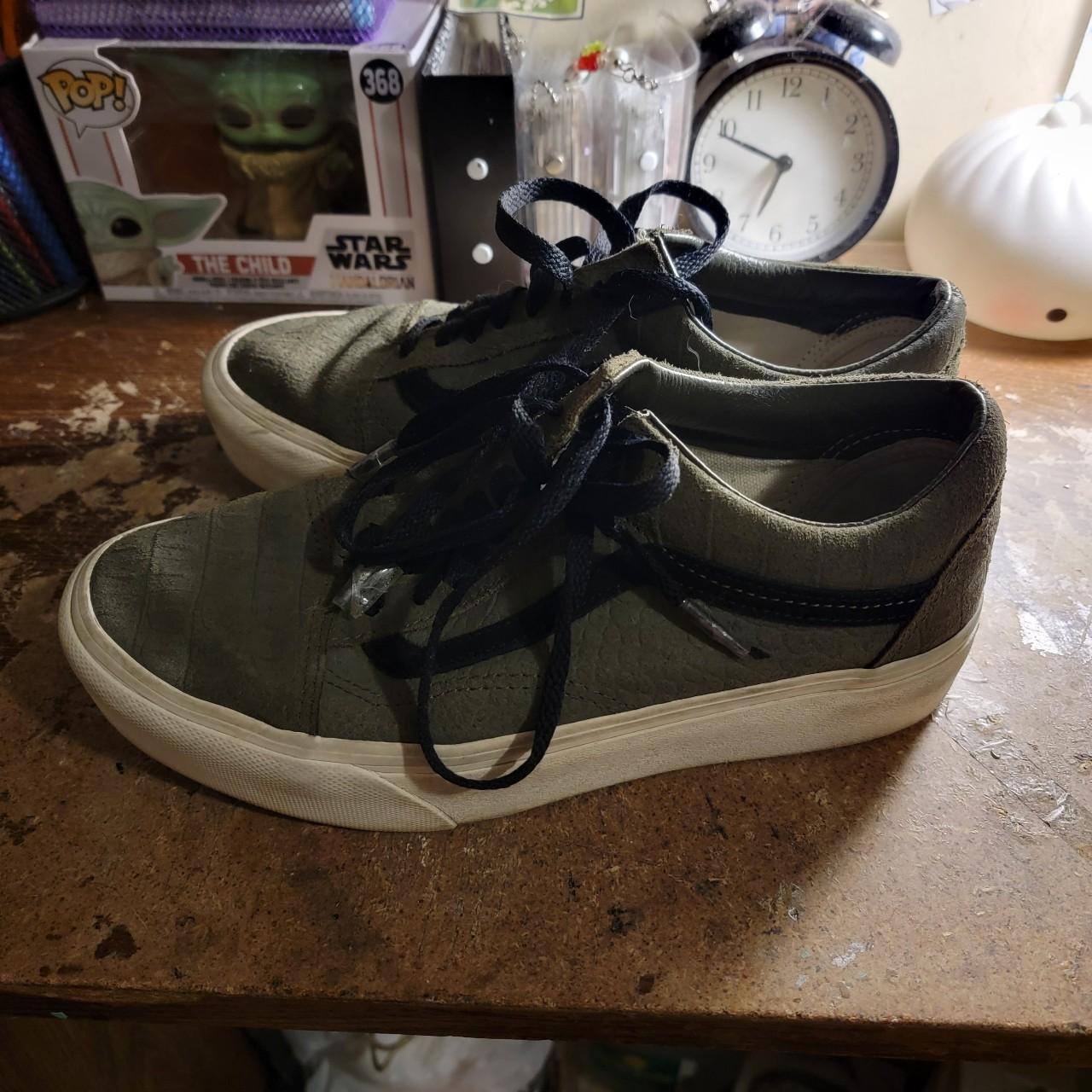 Khaki green platform Vans Got from a friend but