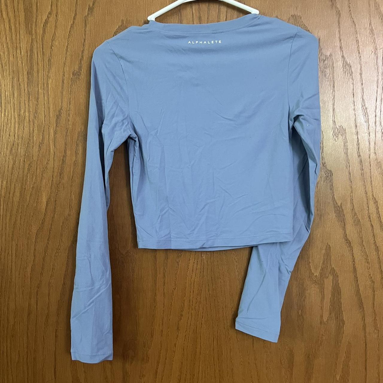 Alphalete Women's Purple and Blue Shirt (3)