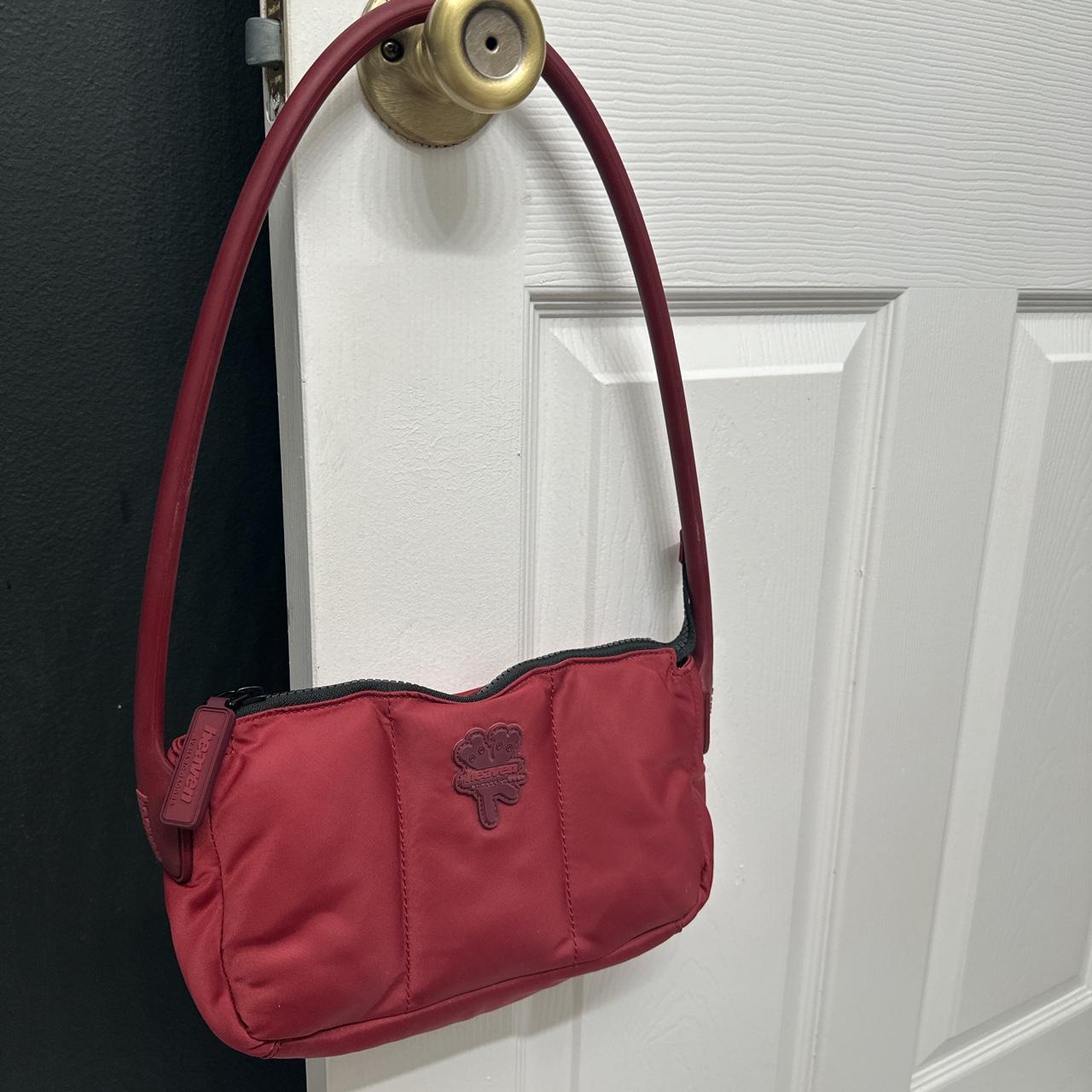 Heaven by Marc Jacobs Women's Burgundy and Red Bag Depop