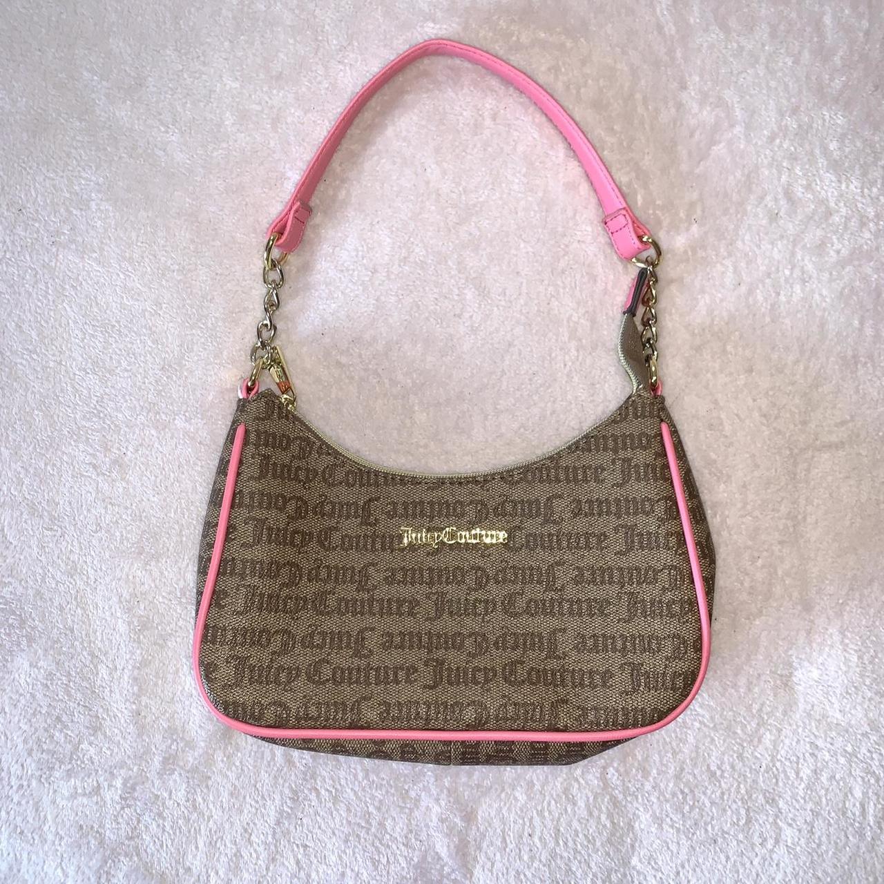 Juicy Couture Women's Brown and Pink Bag | Depop