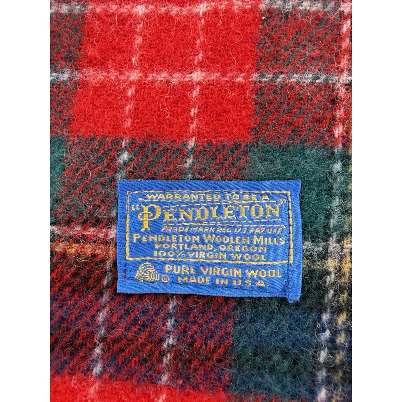 Pendleton Women's Scarf - Red/Multi – Wool Throw … - image 4