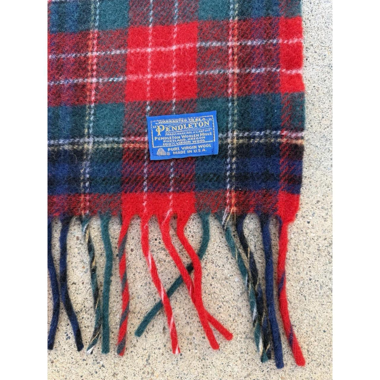Pendleton Women's Scarf - Red/Multi – Wool Throw … - image 3