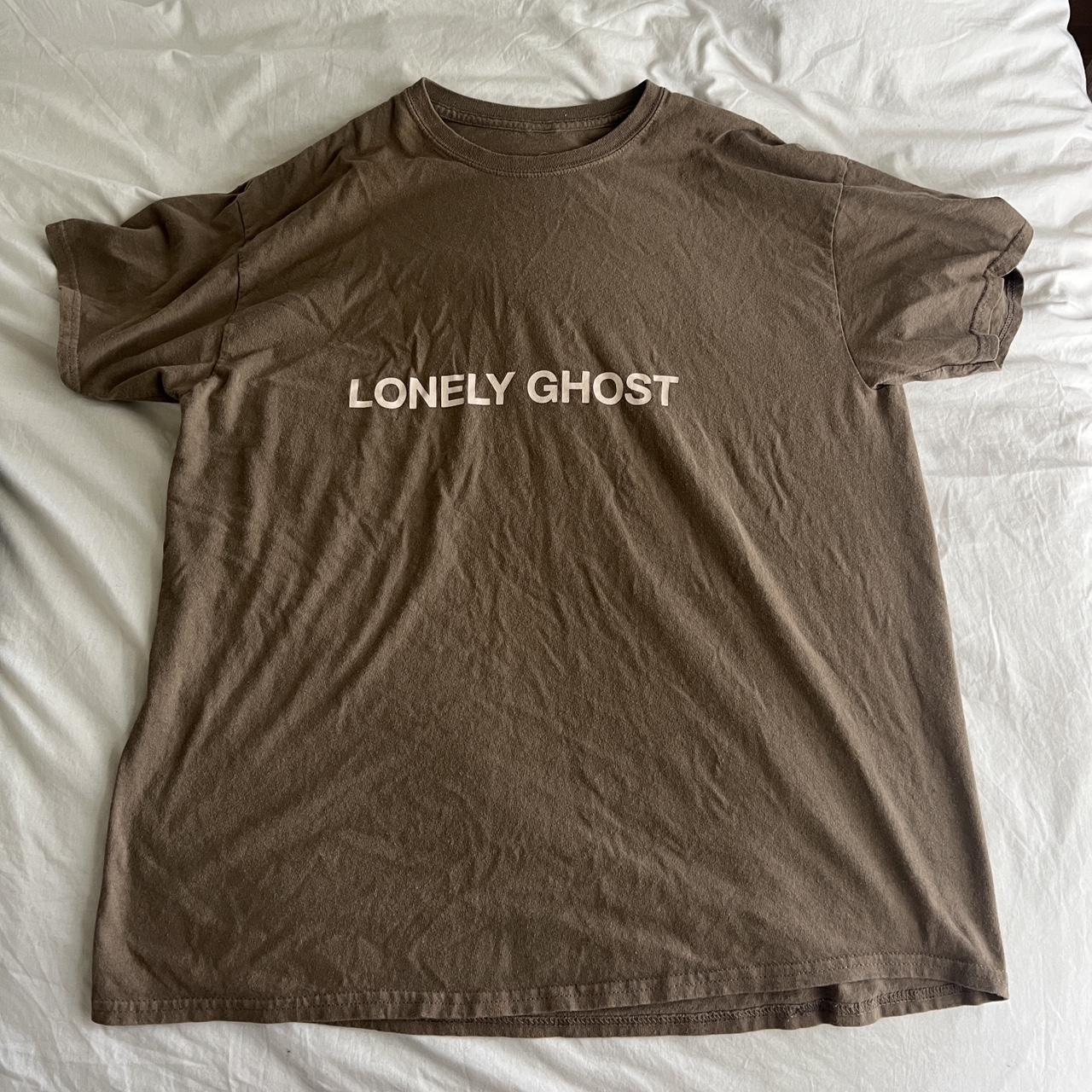 Lonely Ghost Women's Brown T-shirt | Depop