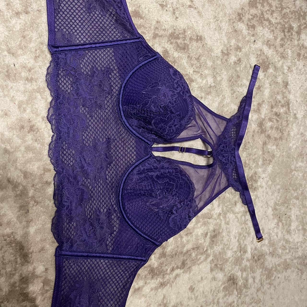 Victoria's Secret Lavender Lace Bra 💗 Size: - Depop