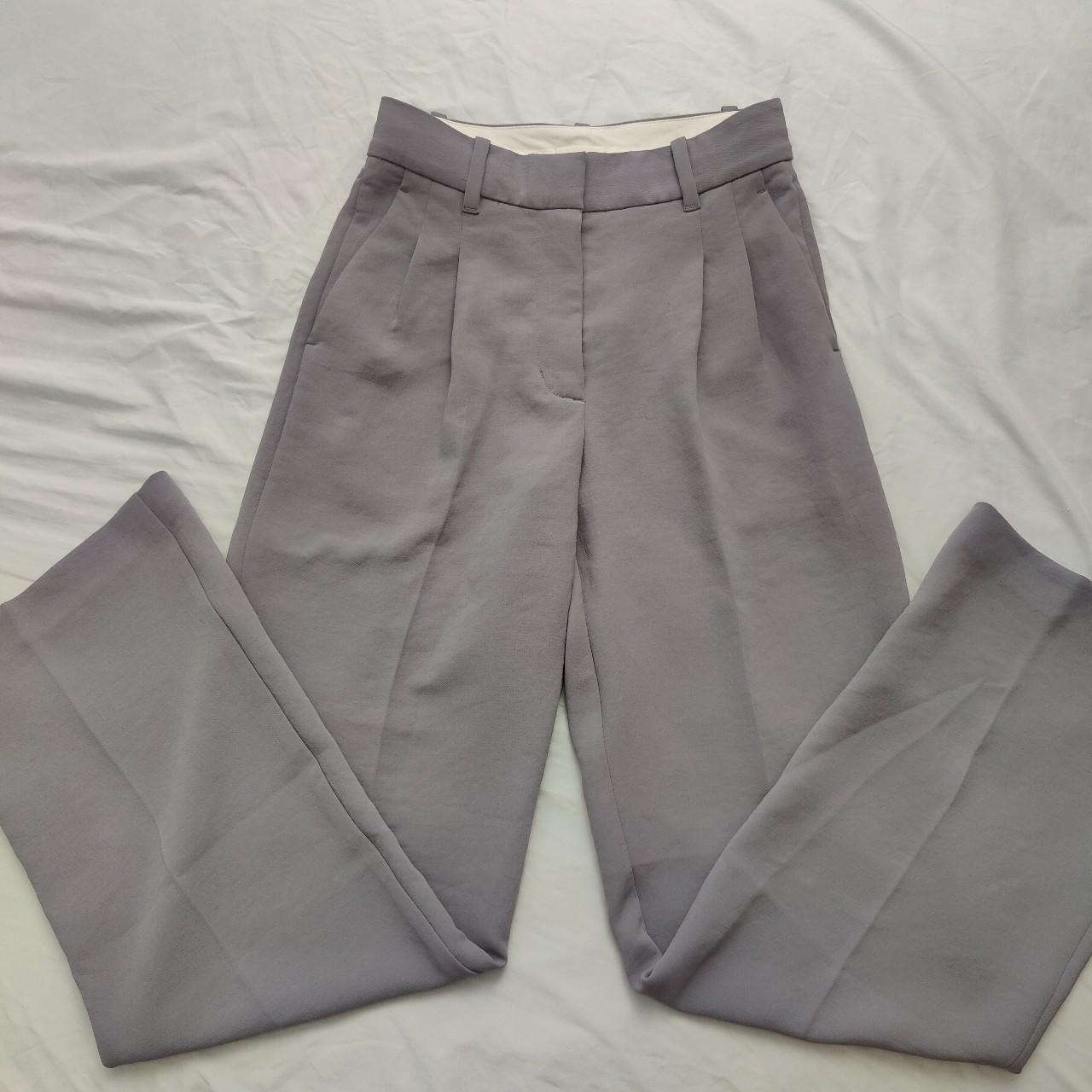 Aritzia Effortless Pant Color Ardoise (Blue with... Depop