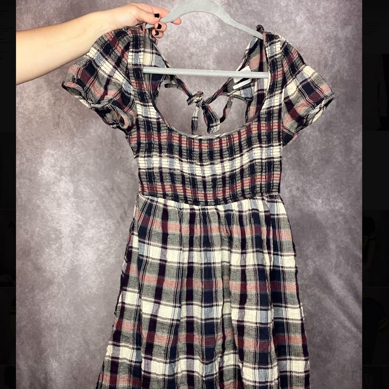 Depop Plaid Dress Urban Outfitters PERFECT HOLIDAY PARTY DRESS