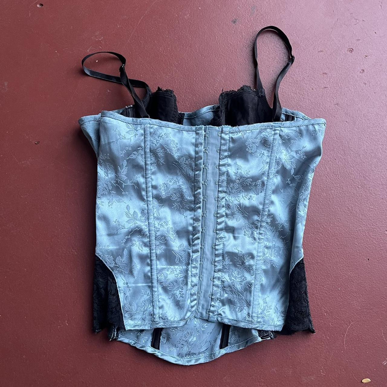 Adjustable corset with built in bra, perfect for... Depop