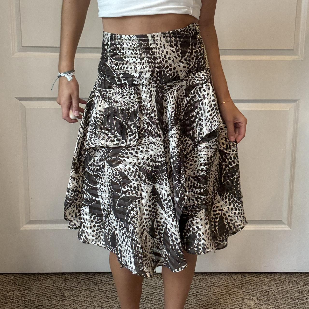 Flowy Layered Skirt Brand is Milly size 2. Made of. Depop