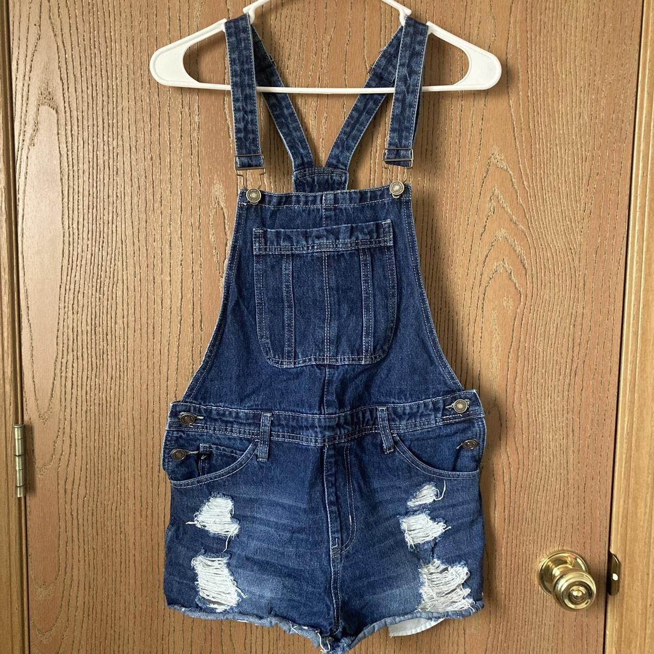 kancan jean overall shorts!! ) size M true to... Depop