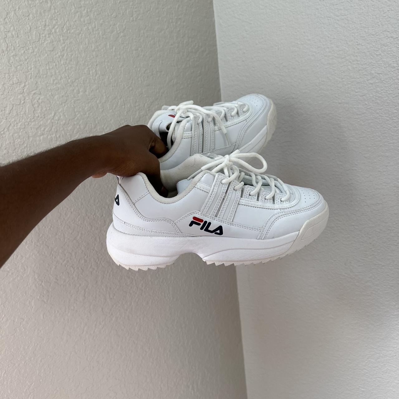 fila white boots