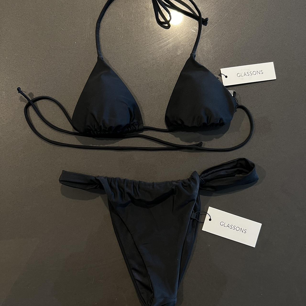Glassons black bikini set Originally $40 plus $10... - Depop