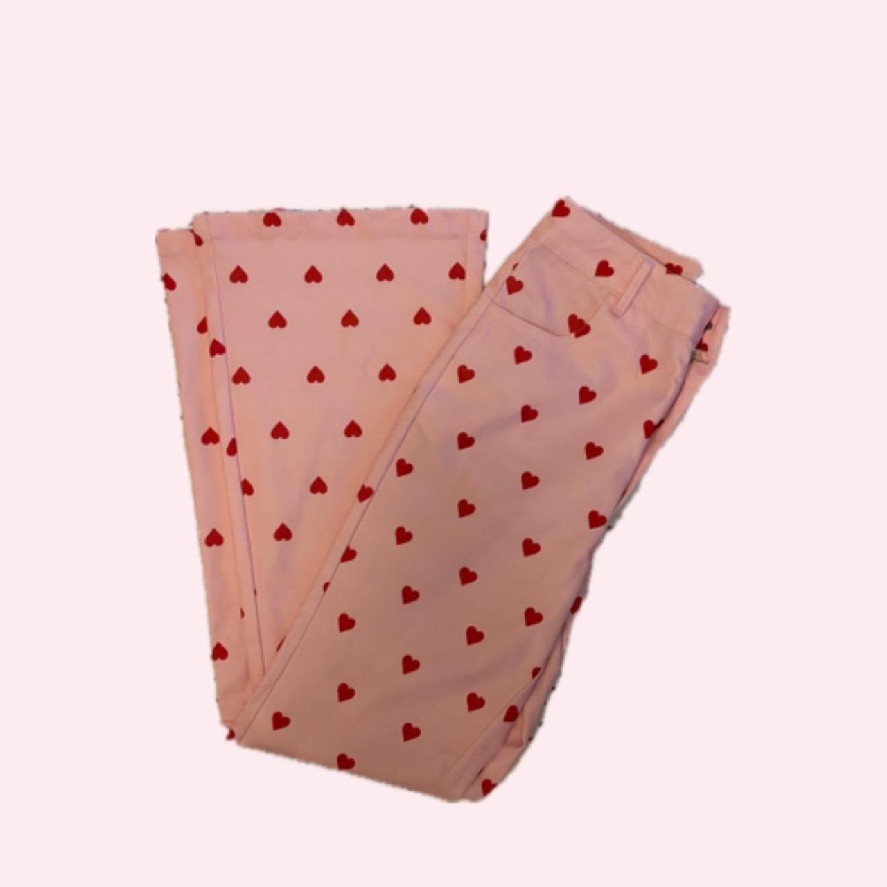 cider high-waisted heart pants measurements: • 41”... - Depop