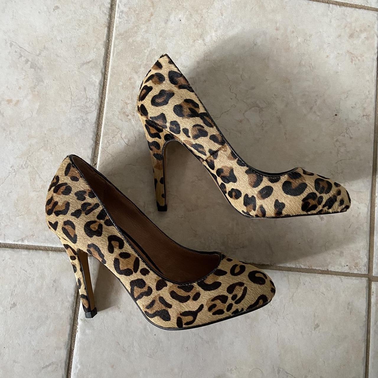 Aldo hot sale leopard heels