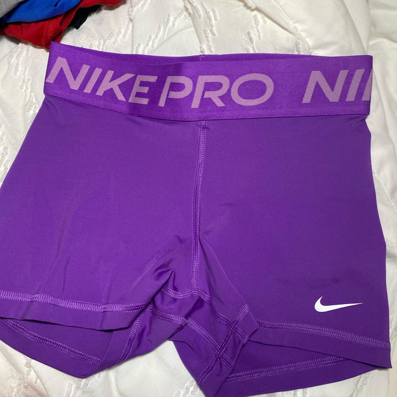 Purple Nike Pro Spandex DM BEFORE PURCHASING... - Depop