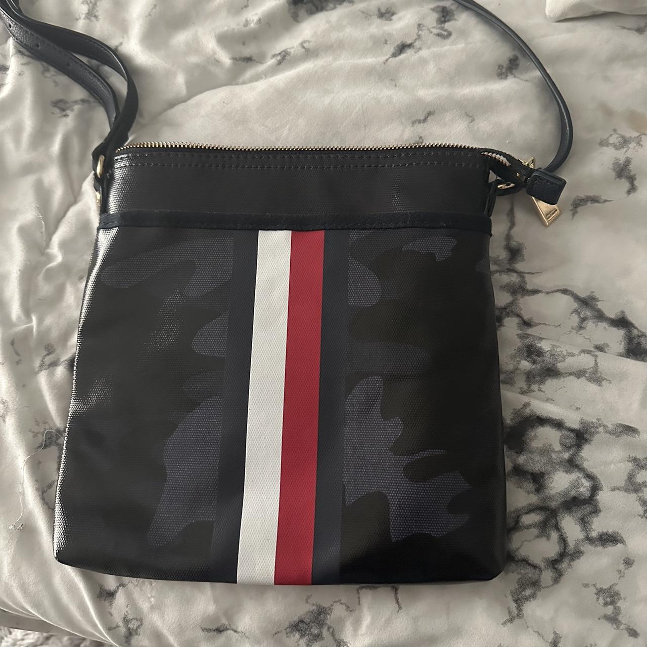 Dark Blue Camo Tommy Hilfiger Crossbody Bag Depop