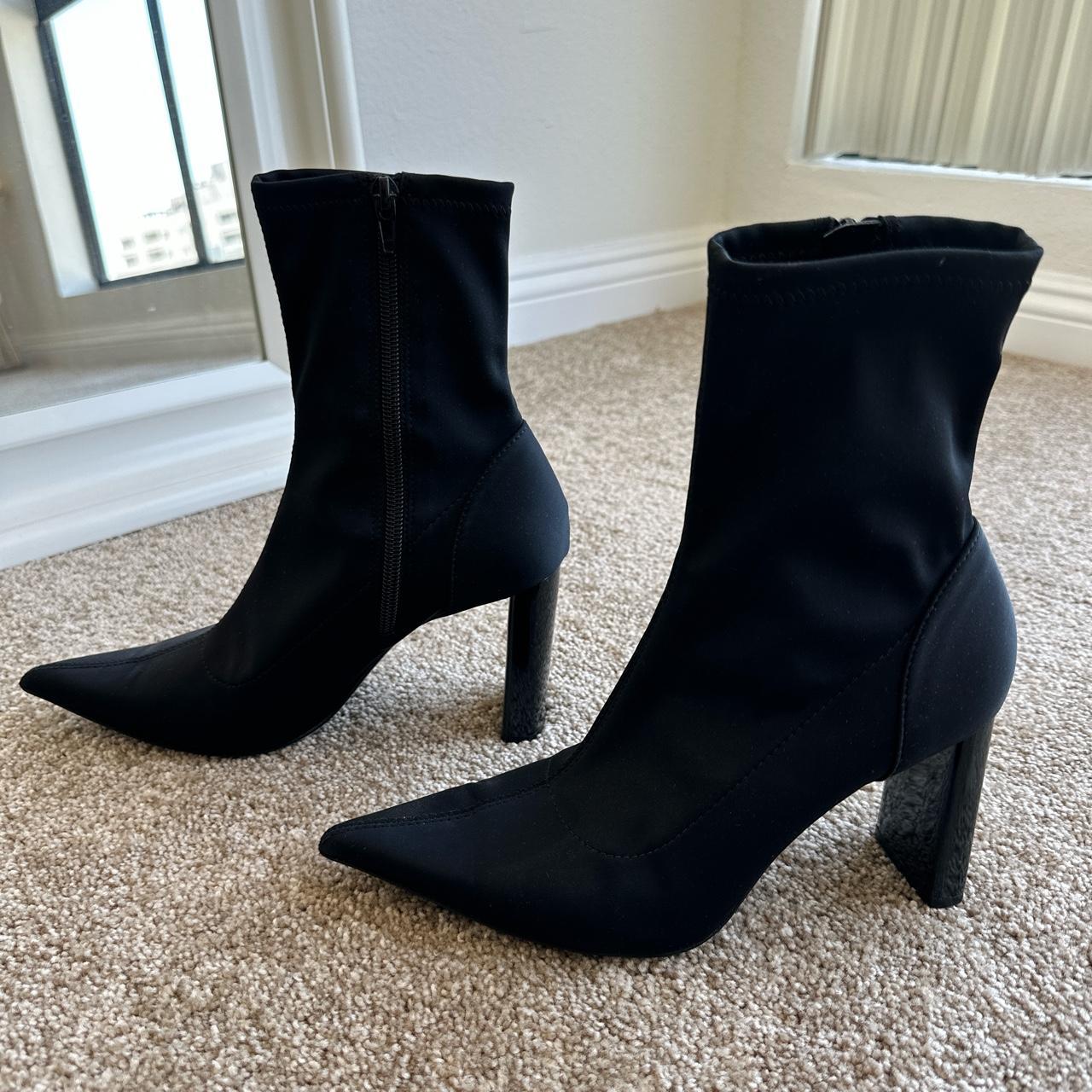 Zara store sock booties