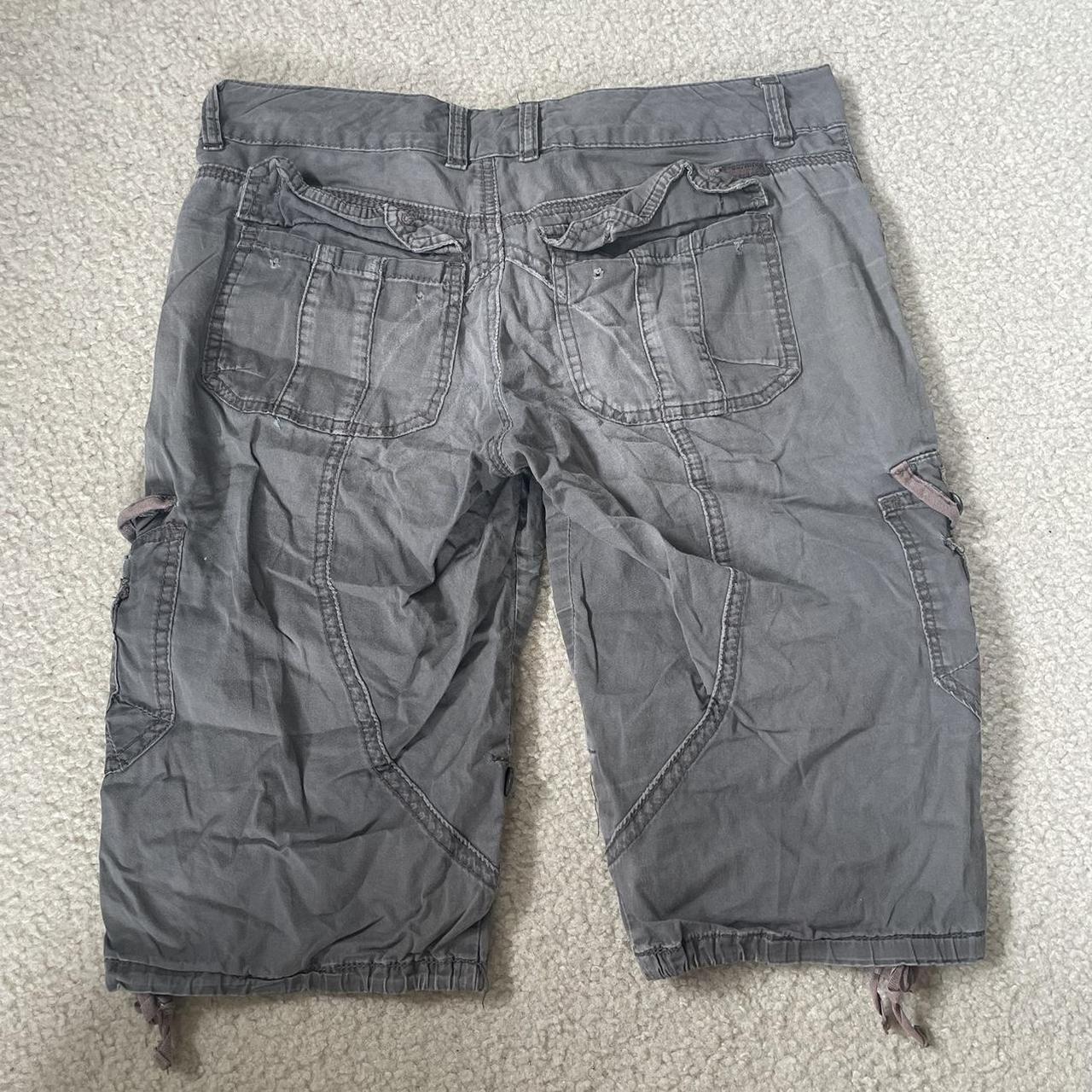 Union bay cargo shorts. Very cool details. Brownish... Depop