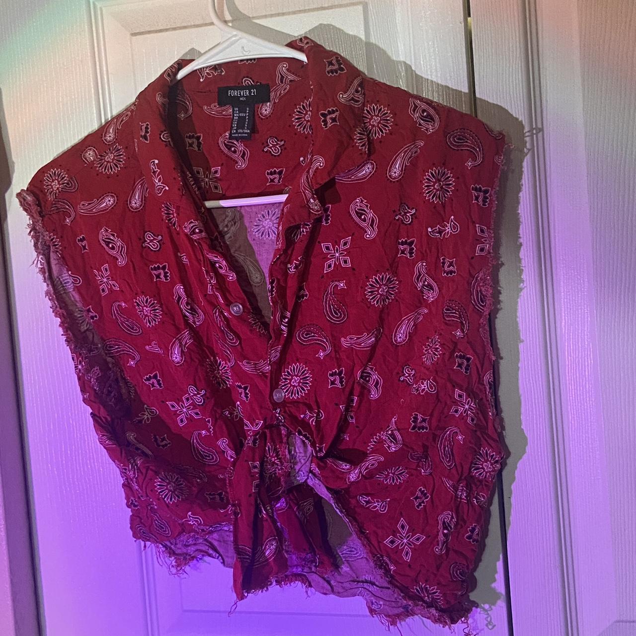 silly cowboy bandana shirt!! i made this out of an... Depop