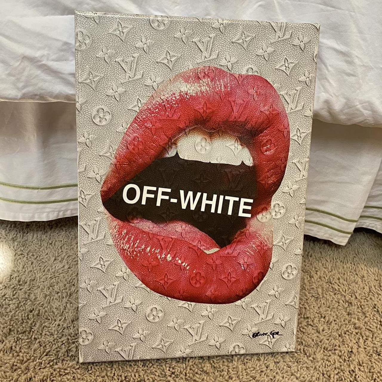 OFF Lips  Wall Art by Oliver Gal