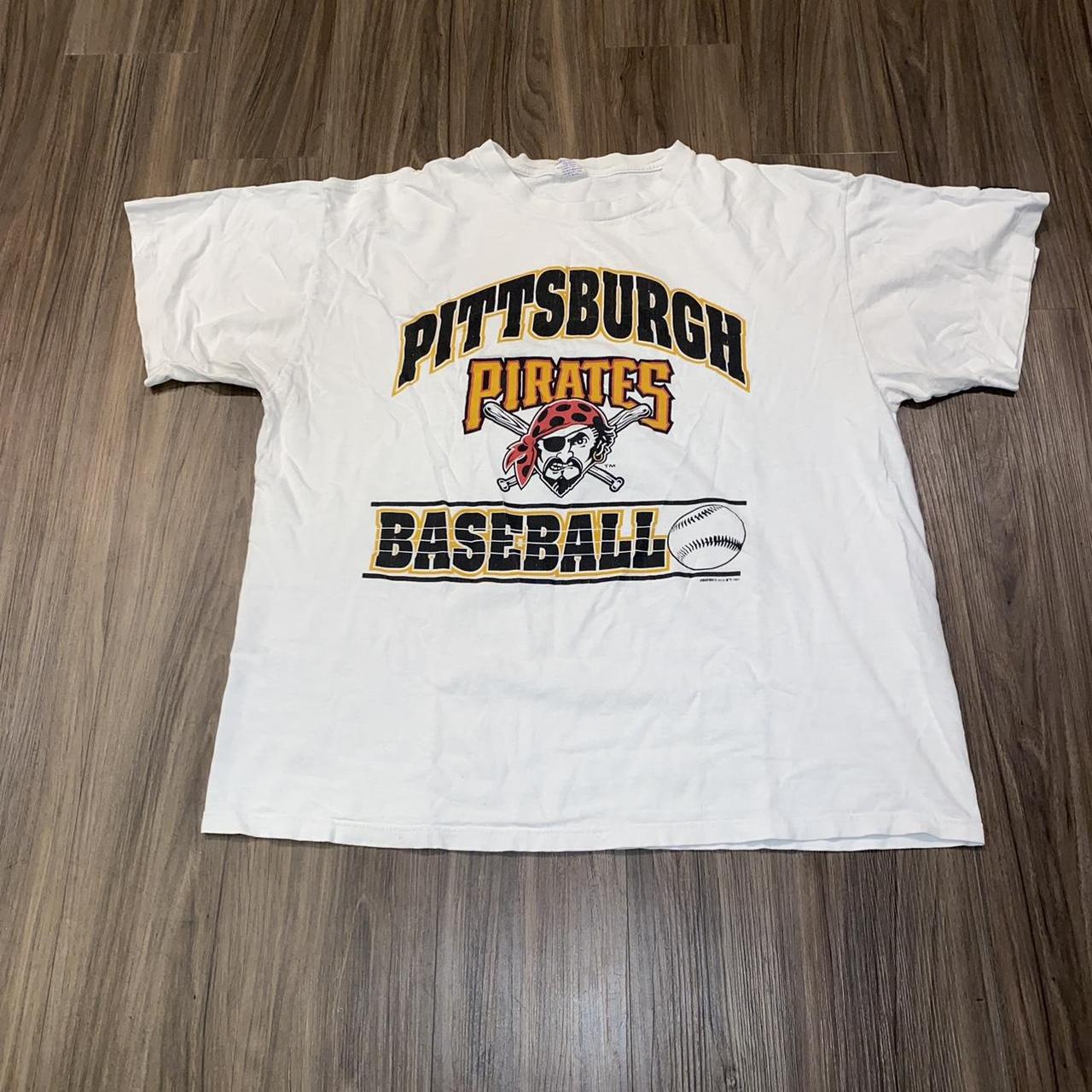 Pittsburgh Pirates ~ Vintage Starter Baseball Jersey ~ Button Up ~ Men's  Large