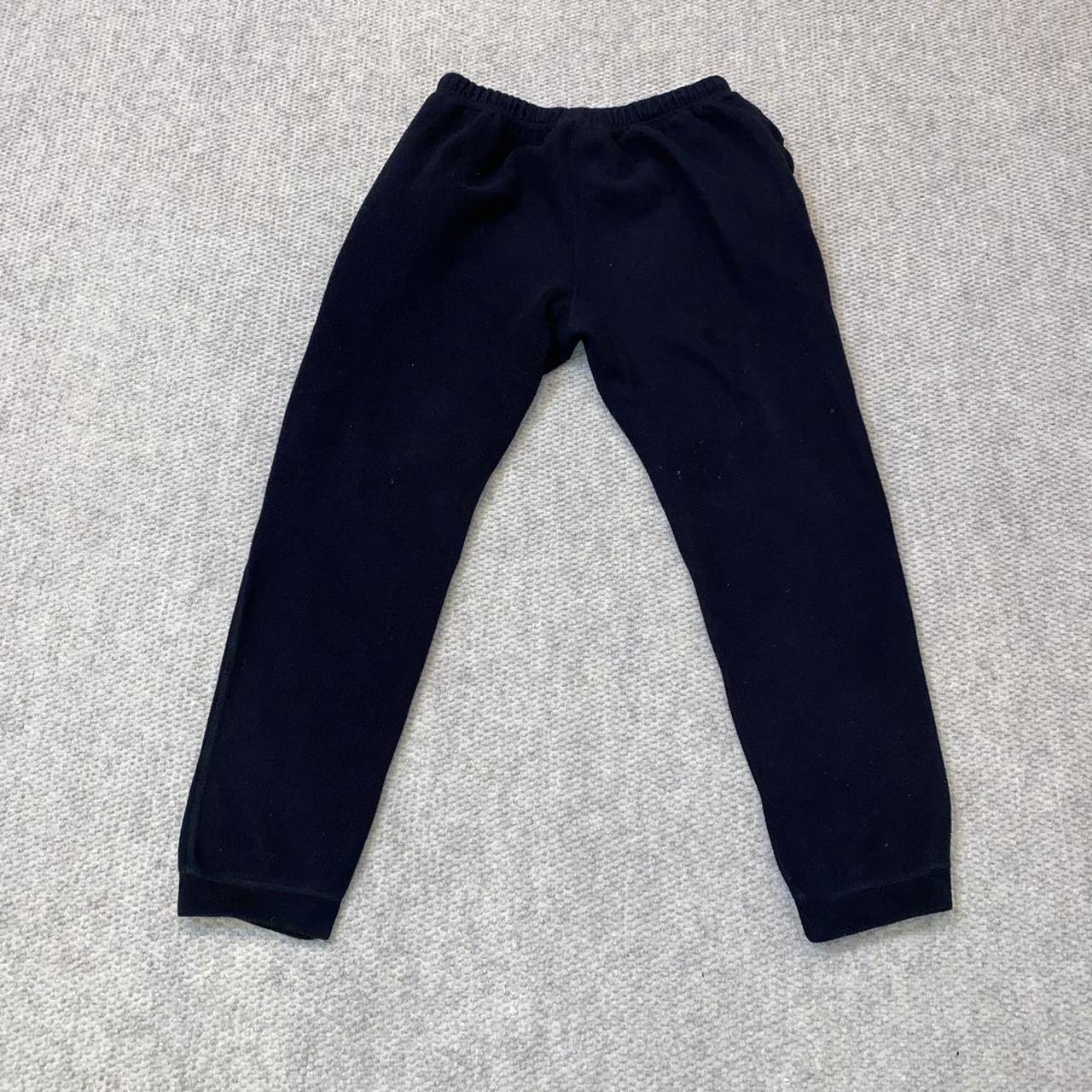 REI Fleece Warm Black Pant with Drawstring Men Size Depop