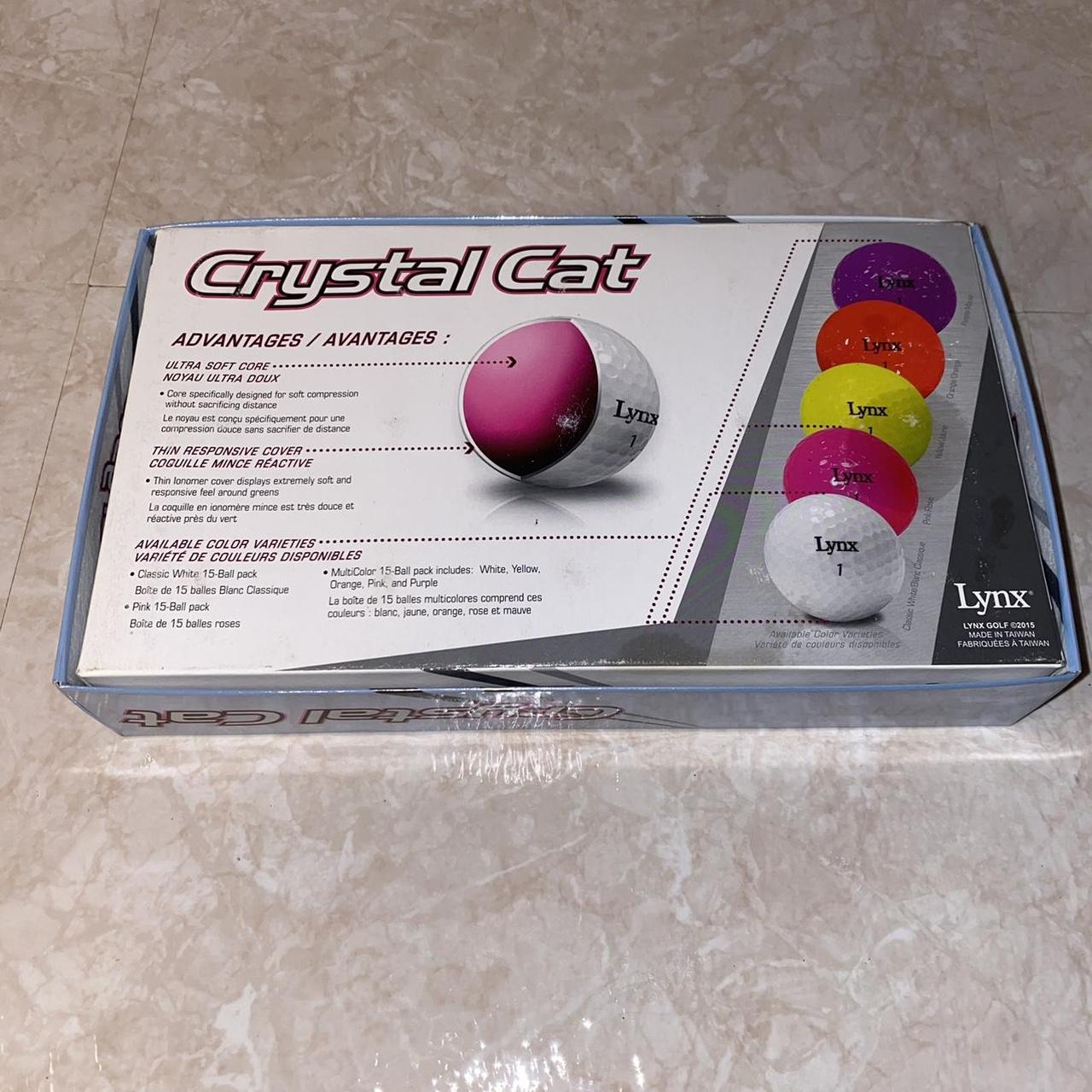 NEW Lynx Crystal Cat Golf Balls 15 Golf Balls Pack... Depop