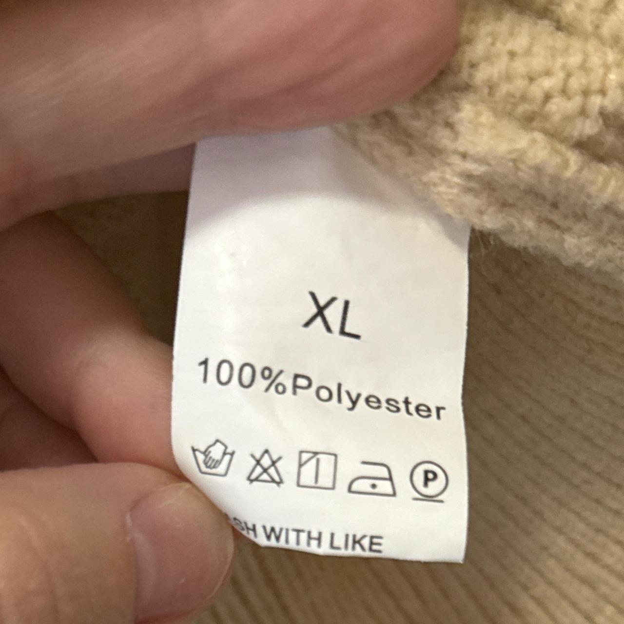 Source Unknown Women's Sweater - Cream/Multi - XL… - image 2