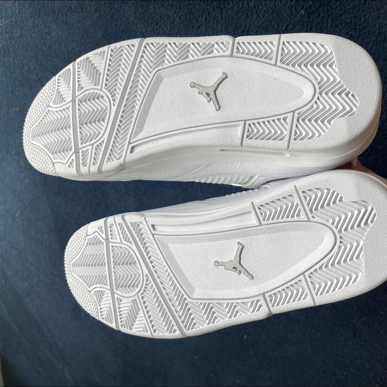 white jordan 4 pure money