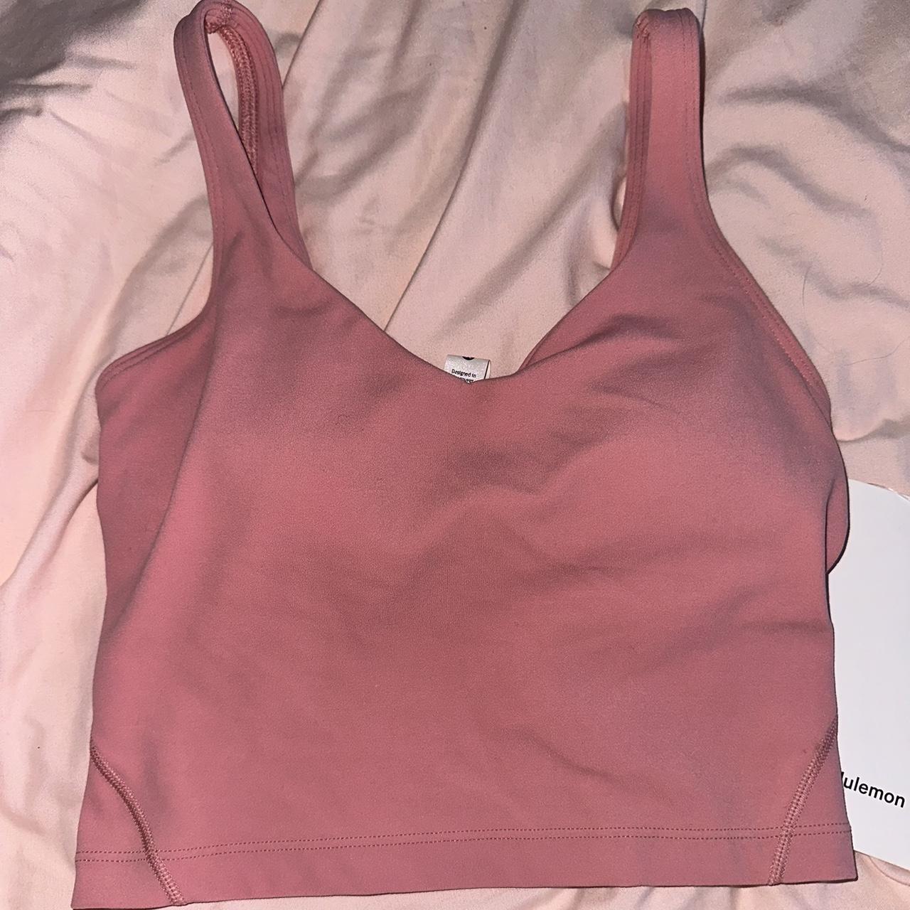 Lululemon pink align tank - size 6 - Depop