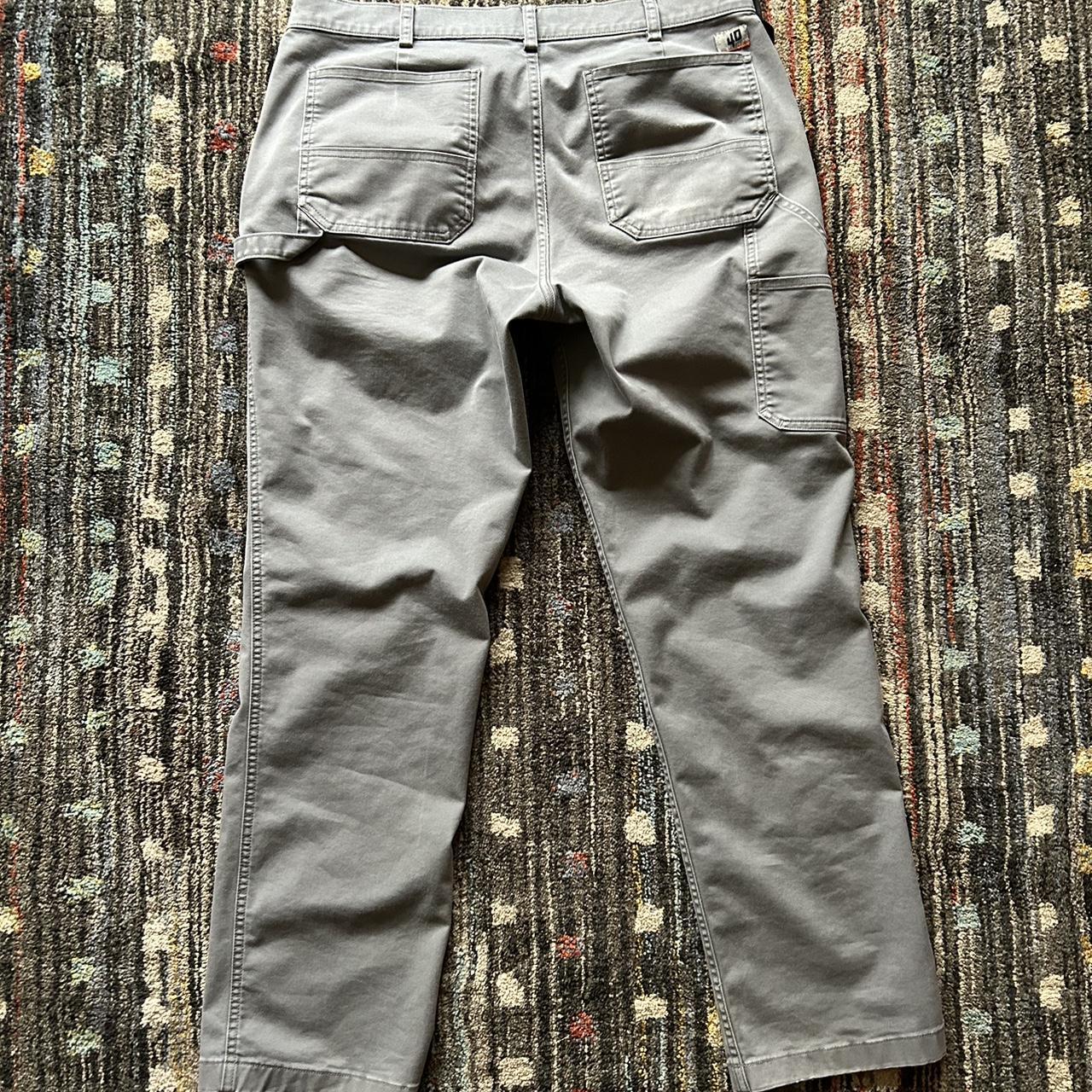 Gray 40 Grit Work Pants by Duluth Trading Co These - Depop