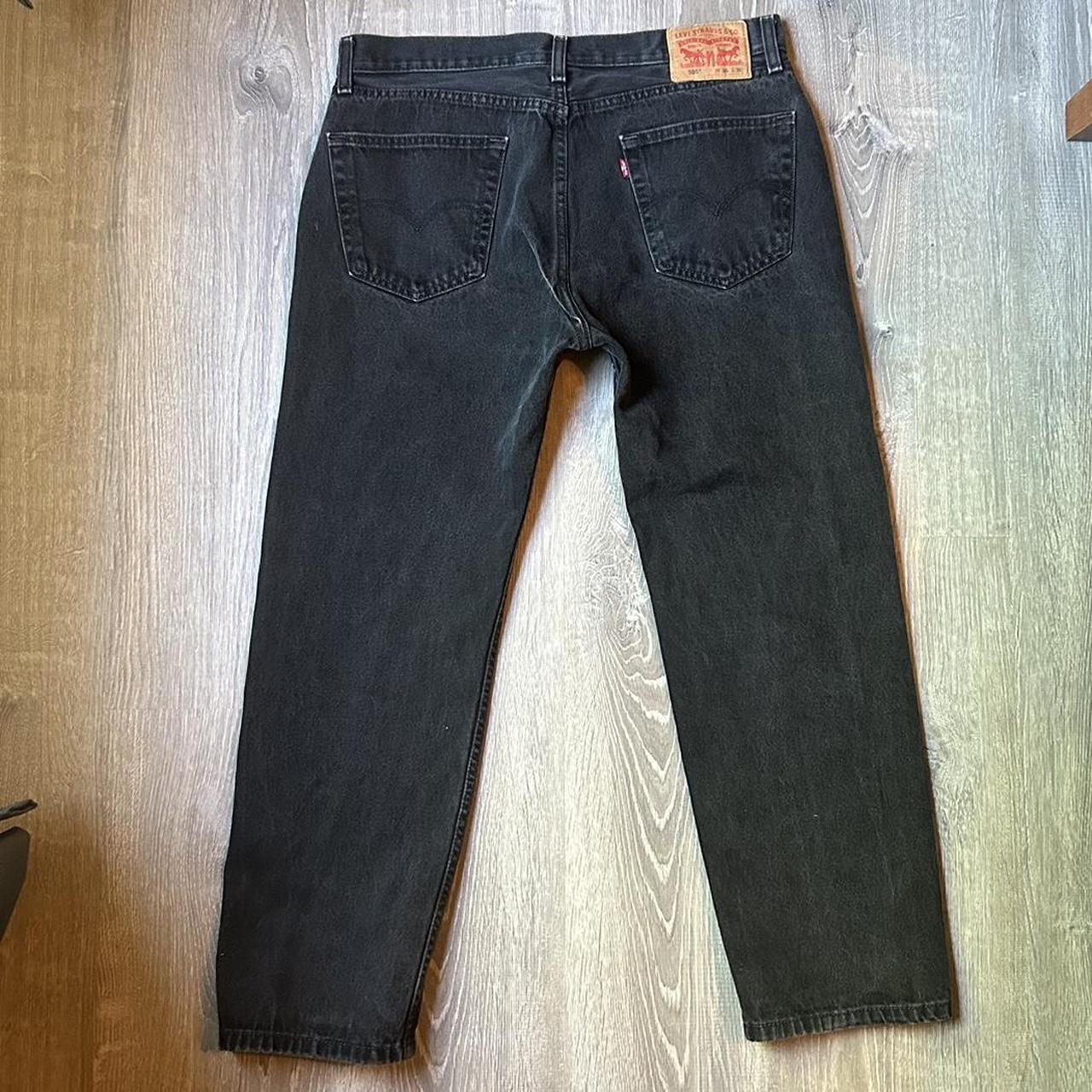 Levi's 505s Black -black Levi's 505s -super great... - Depop