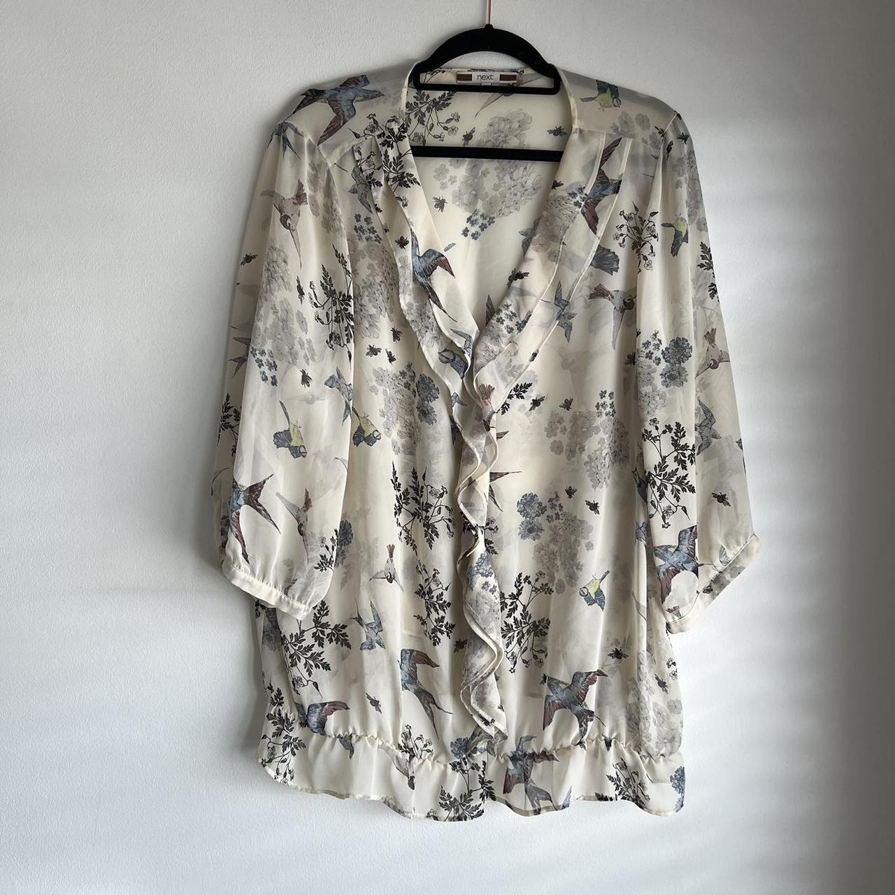 Next Women's Cream Shirt | Depop