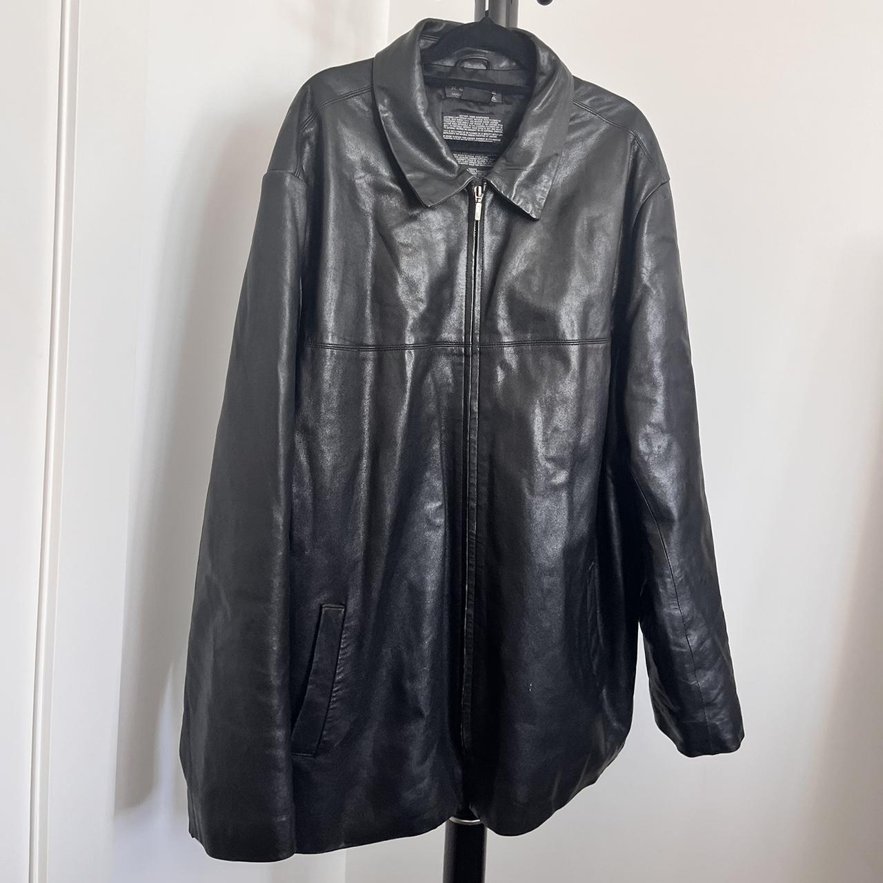 ♠️ authentic vintage leather bomber jacket ♣️no signs... - Depop