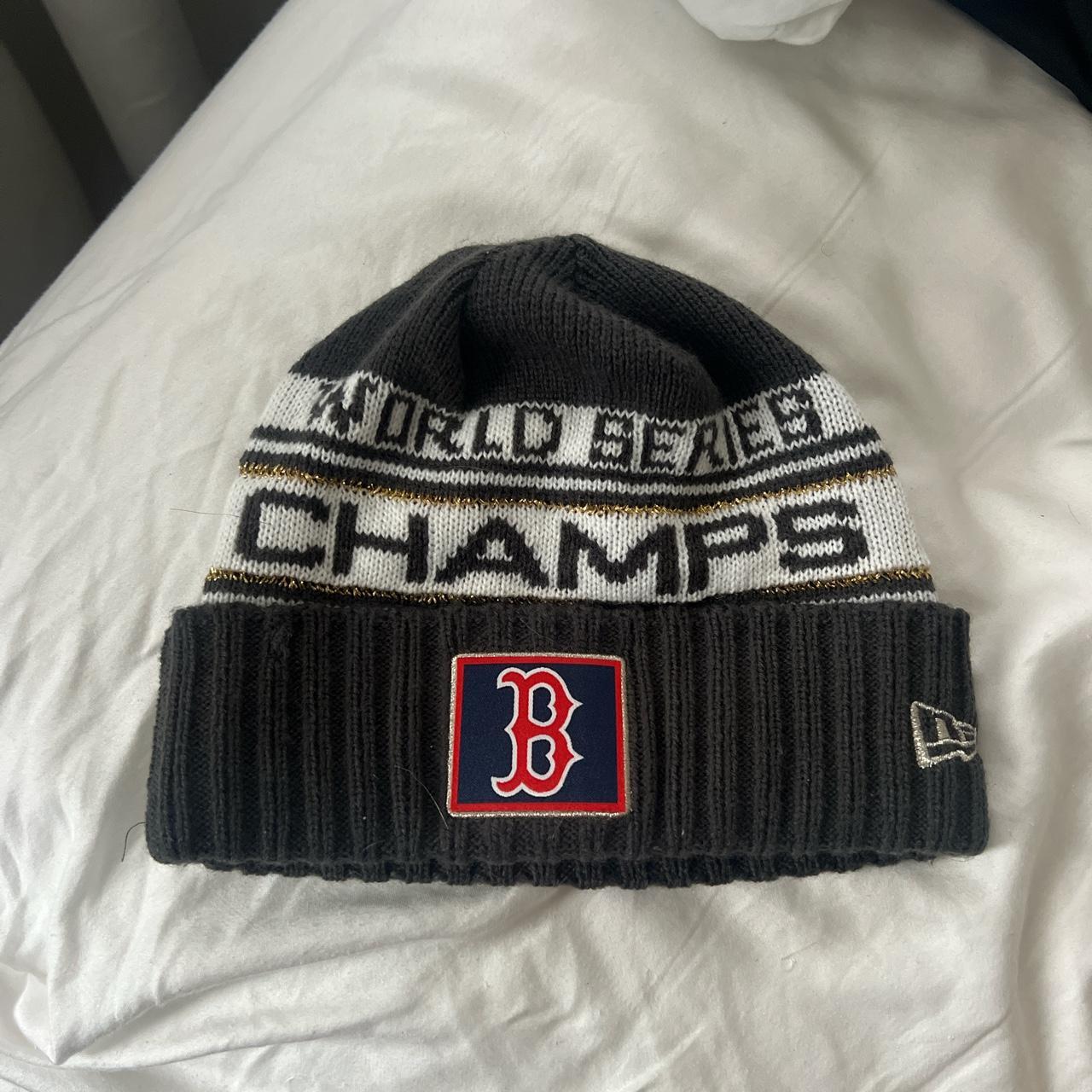 Red sox world hot sale series knit hat