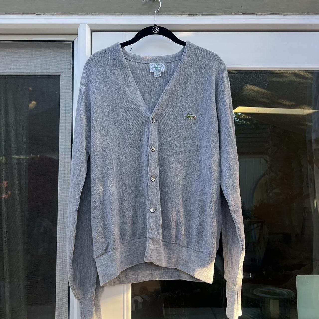 Vintage Lacoste Cardigan - Size Medium Looks great - Depop