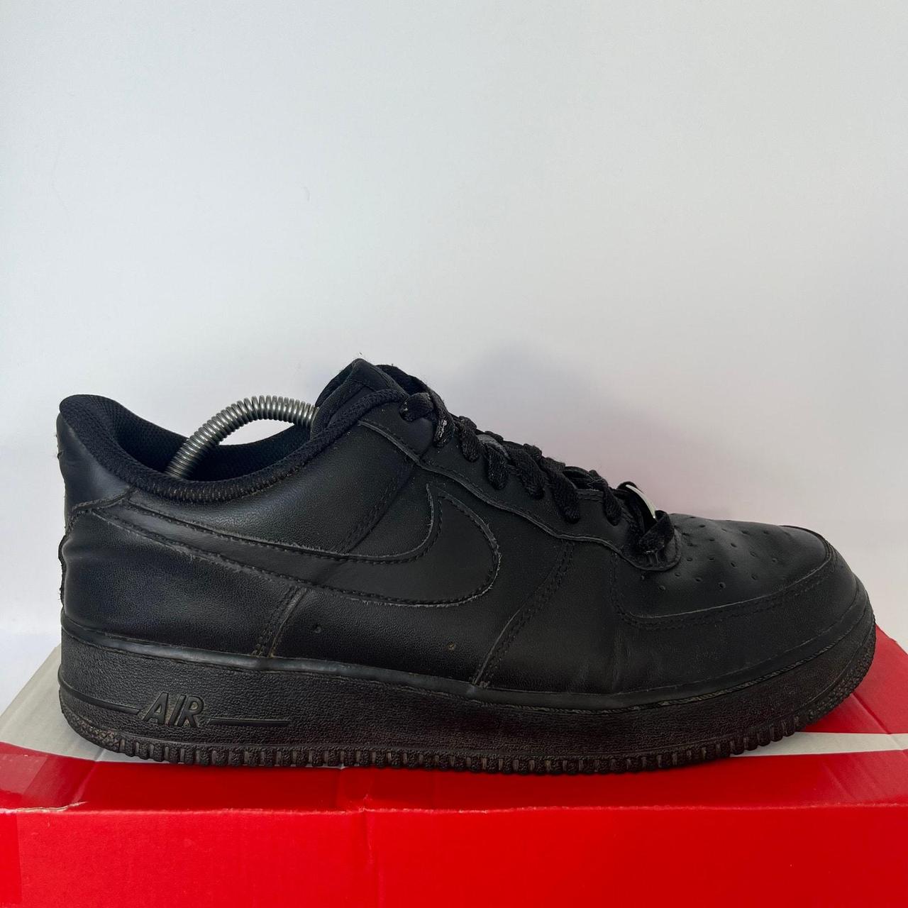 nike Air Force 1 Black UK SIZE 9 condition good