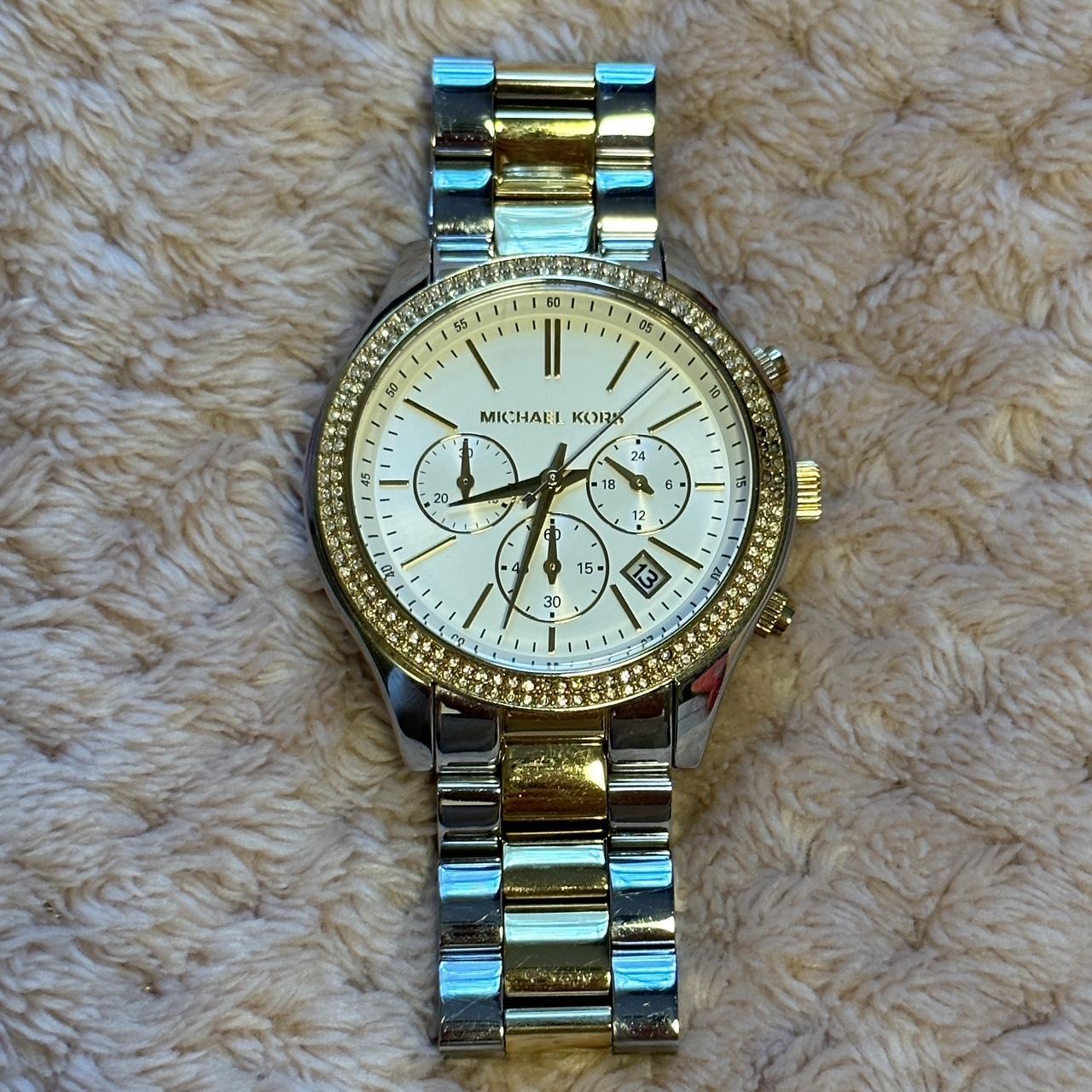 Women's Michael Kors Watch Ritz MK5020 Chronograph Mother of Pearl -  Crivelli Shopping