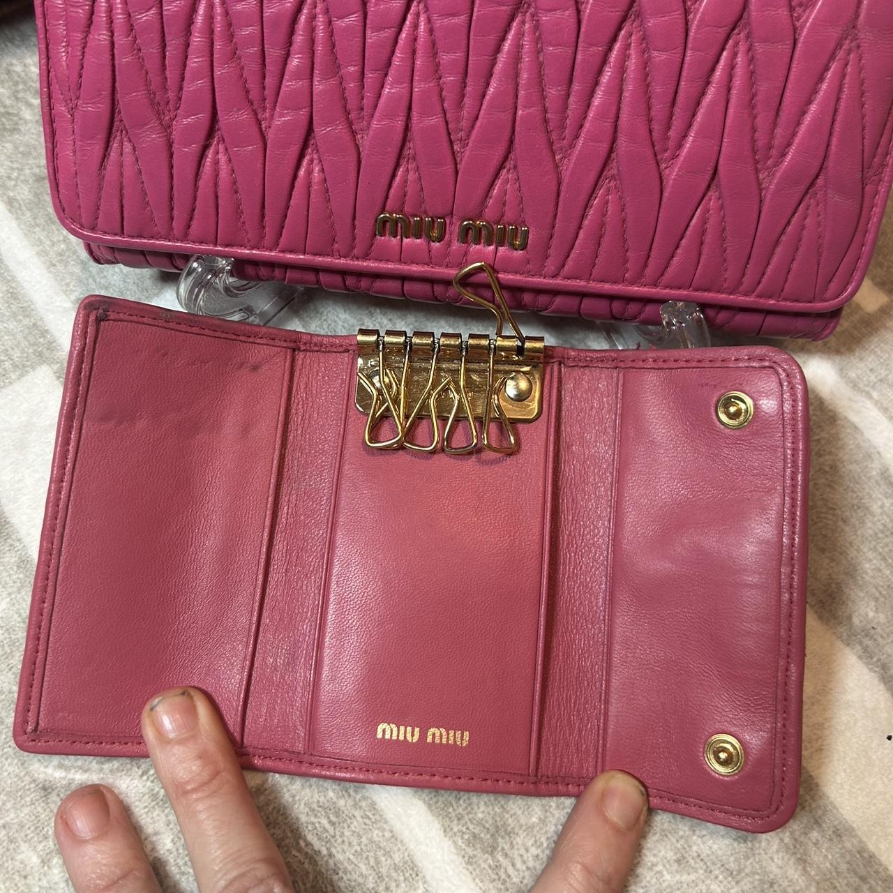 Miu Miu Women's Wallets - Pink – Authentic Miu Mi… - image 8