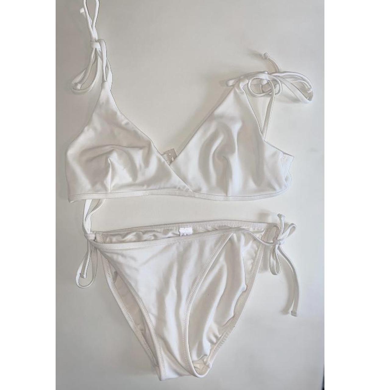 ASOS Women's White Bikinisandtankinisets Depop