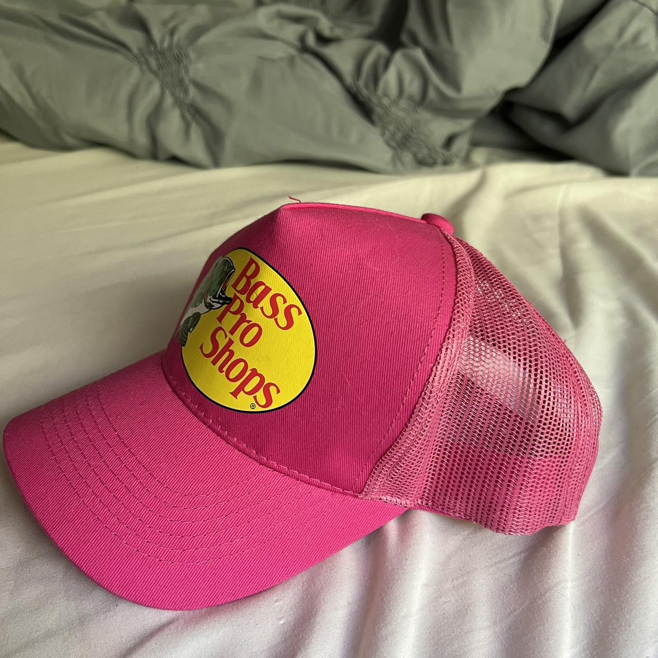 Vintage Hot Pink Bass Pro Hat Depop 1966