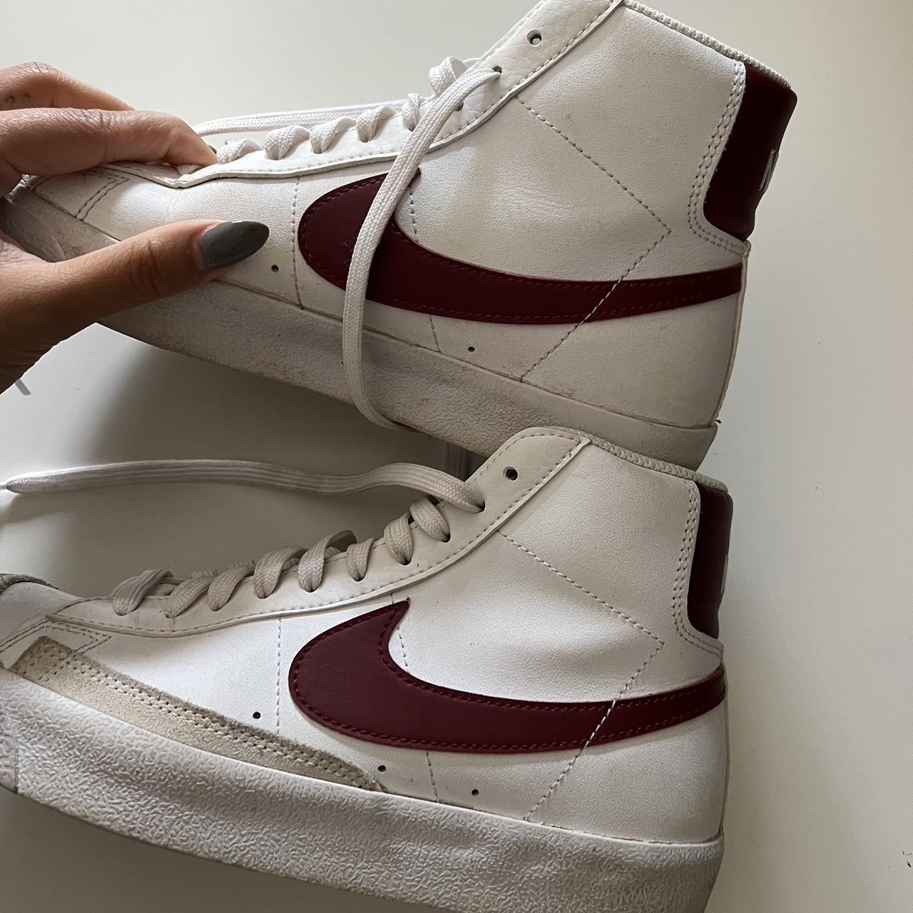 blazers nike maroon