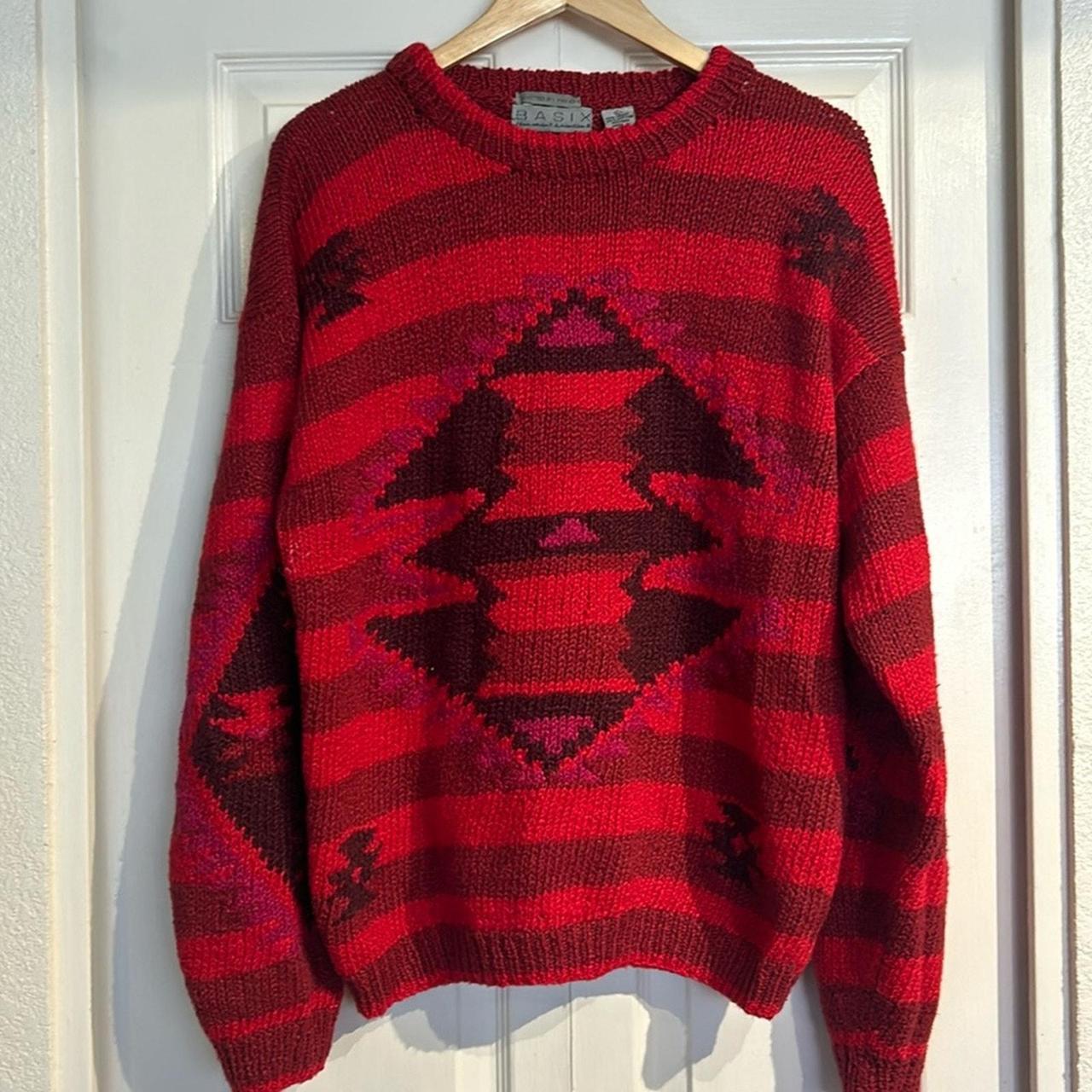 Source Unknown Men's Sweater - Red - L – Size L K… - image 1