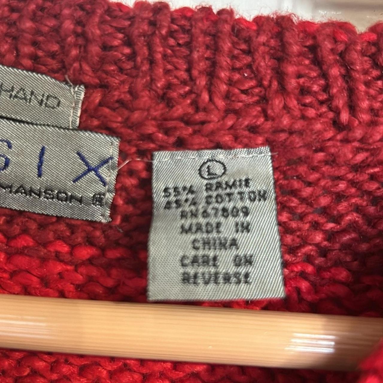 Source Unknown Men's Sweater - Red - L – Size L K… - image 7