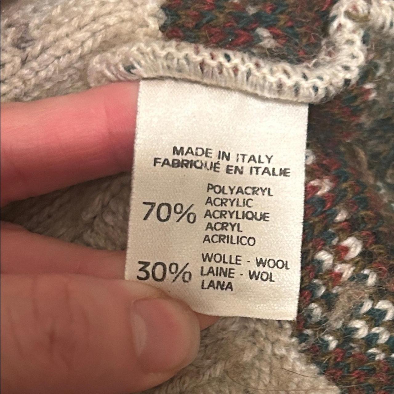 Source Unknown Women's Sweater - Cream/Tan - M – … - image 8