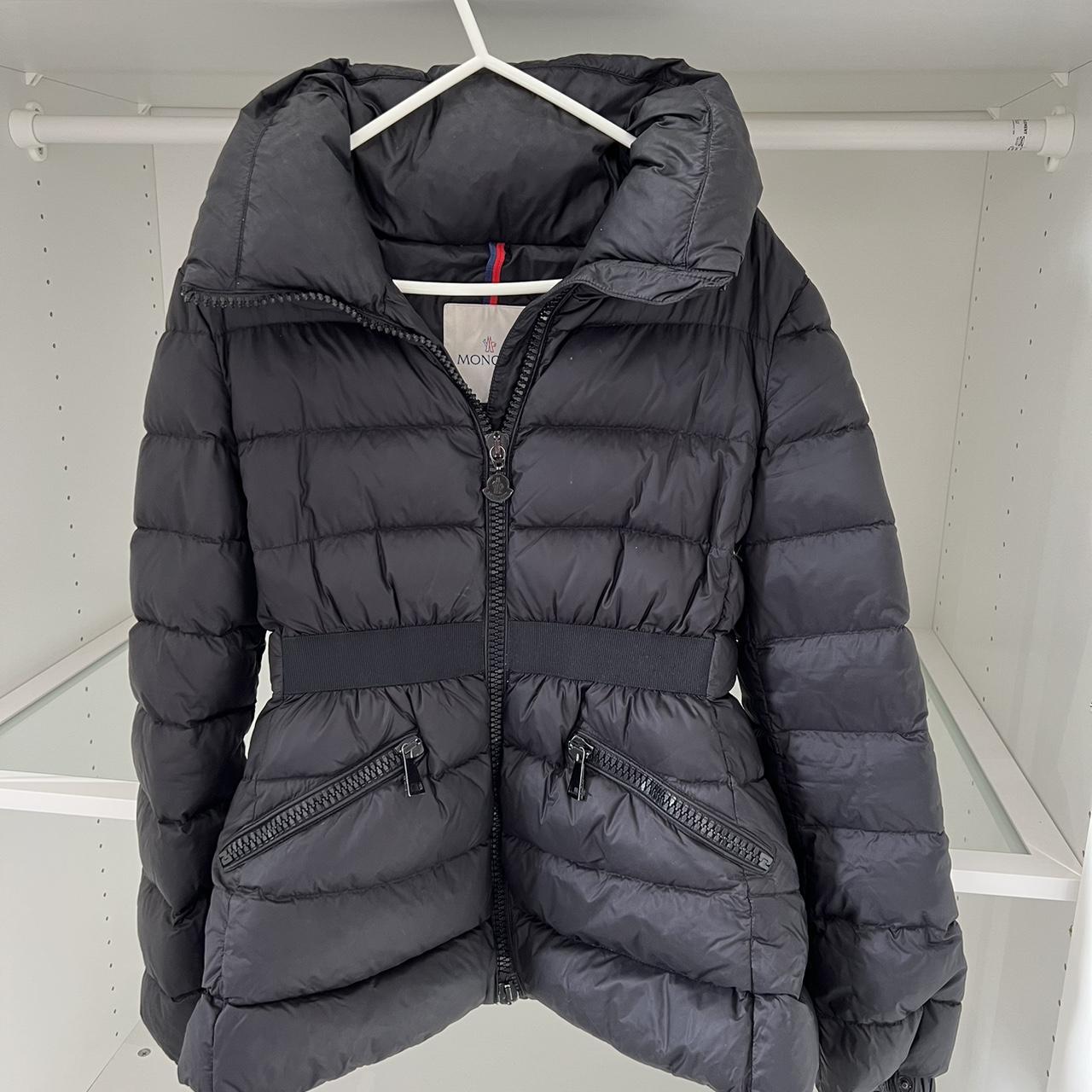 Black girls Moncler coat Slight wear Uk 6/8 Offers... - Depop