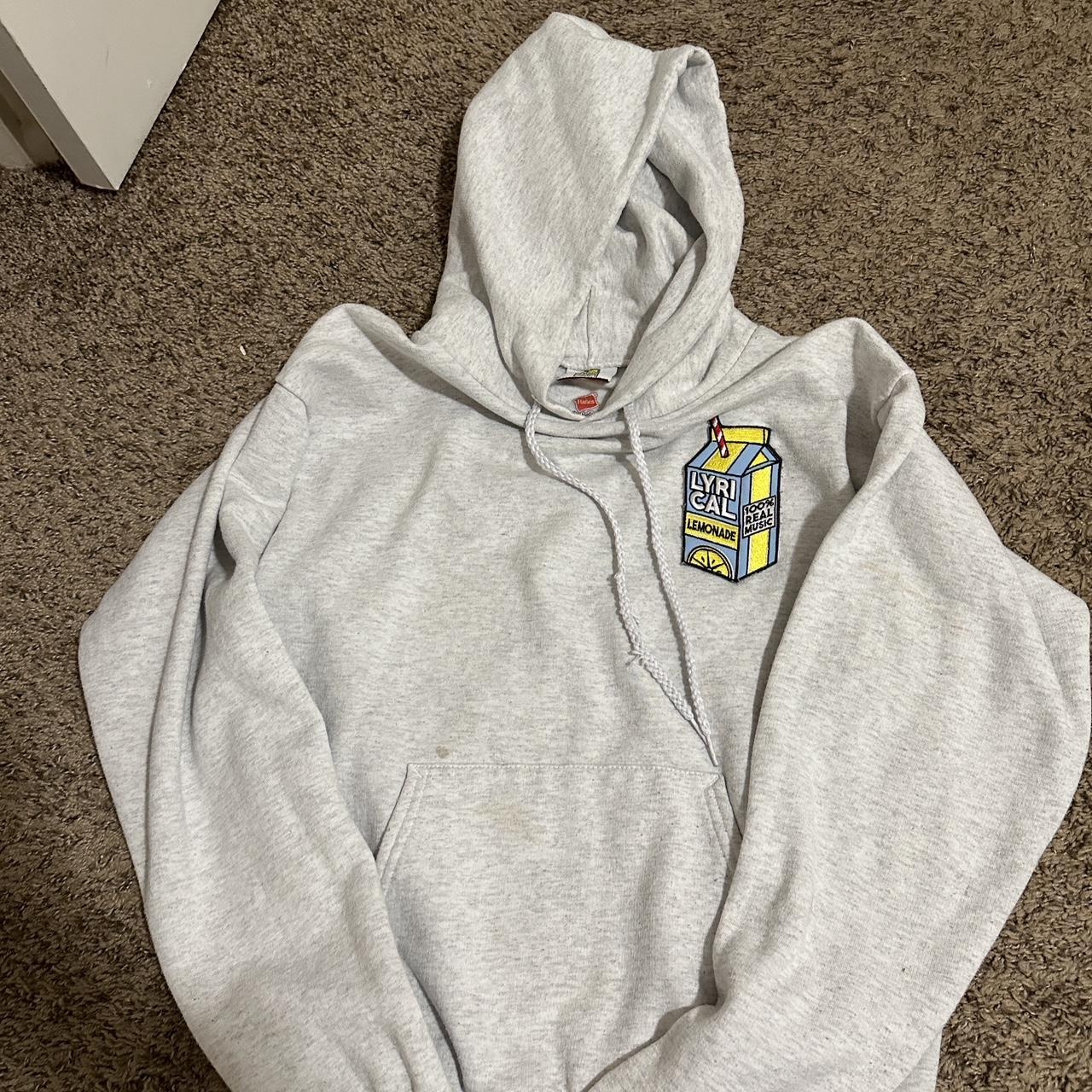 lyrical lemonade light grey hoodie from 2017 size. Depop