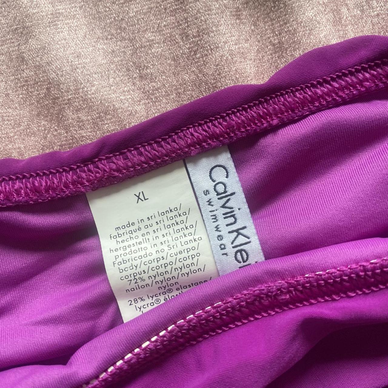 Calvin Klein Womens Purple Bikini And Tankini Bottoms Depop 2391