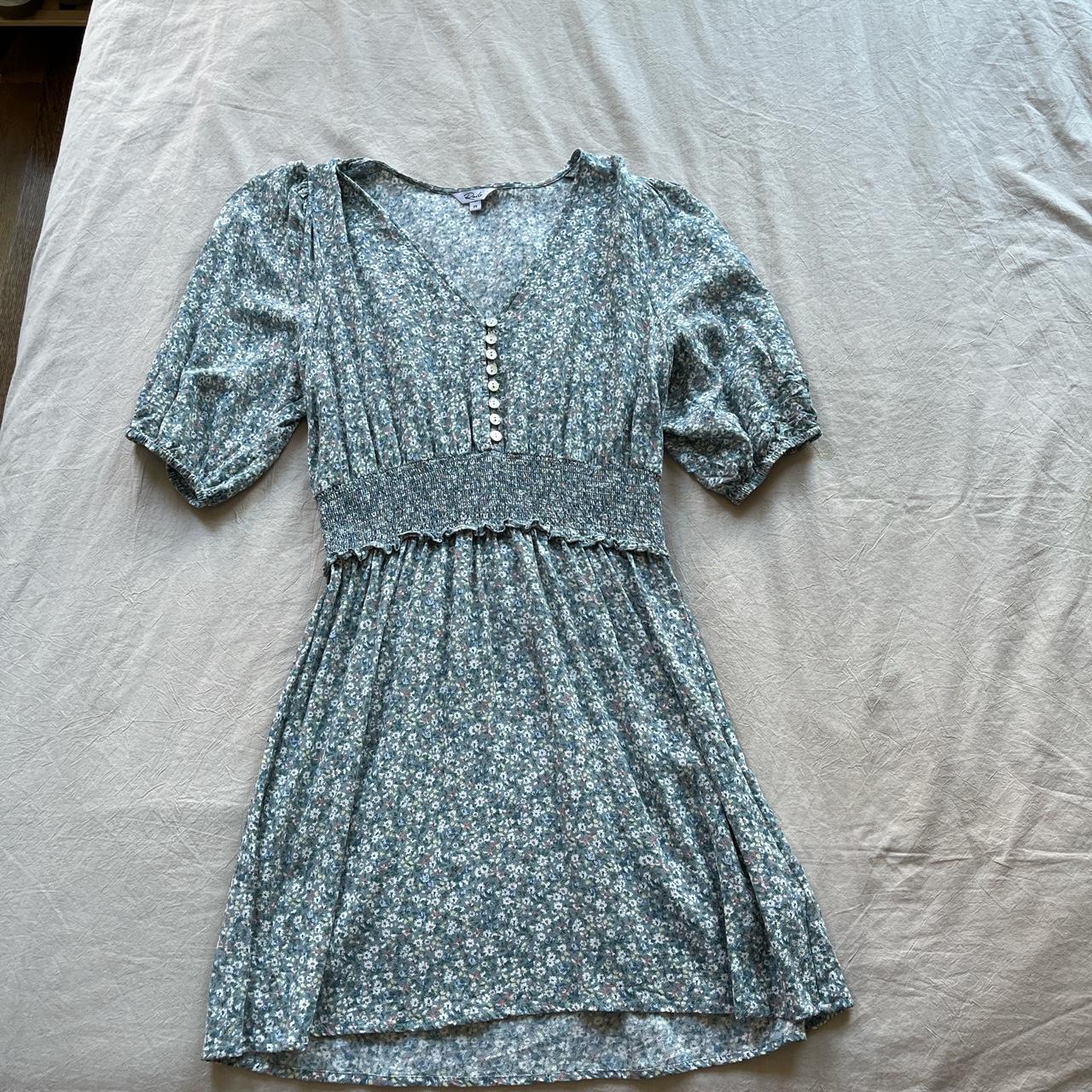 Rails floral puff sleeve mini dress Size XS - Depop
