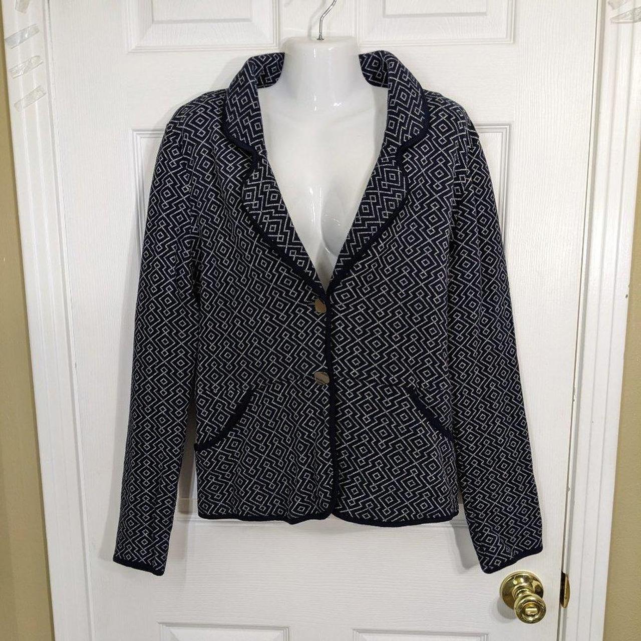 Pendleton Women's Jacket - Blue/White - L – Pende… - image 1