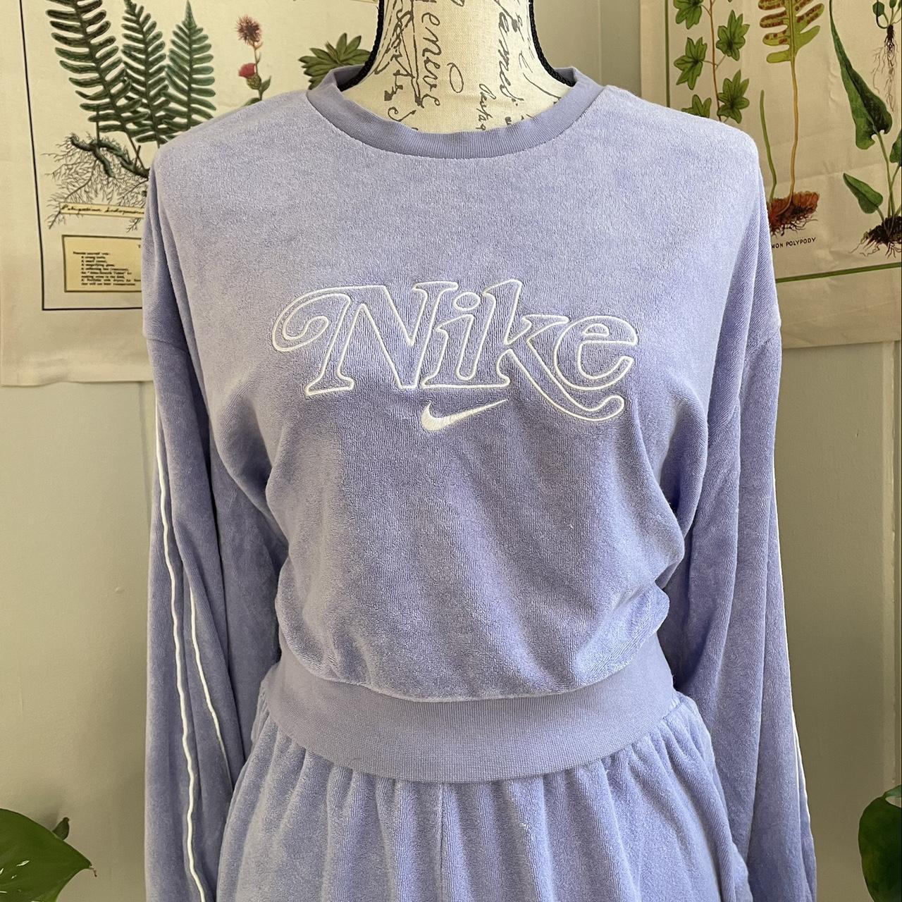 Nike terry towelling sweatshirt sale